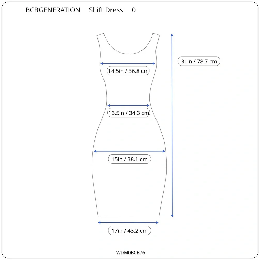 BCBGeneration Women’s Patterned Shift Dress - Picture 5 of 5